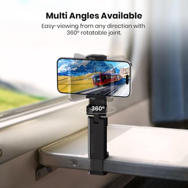 Universal Airplane Phone Holder with 360° Rotation for Travel & Home - Image 3