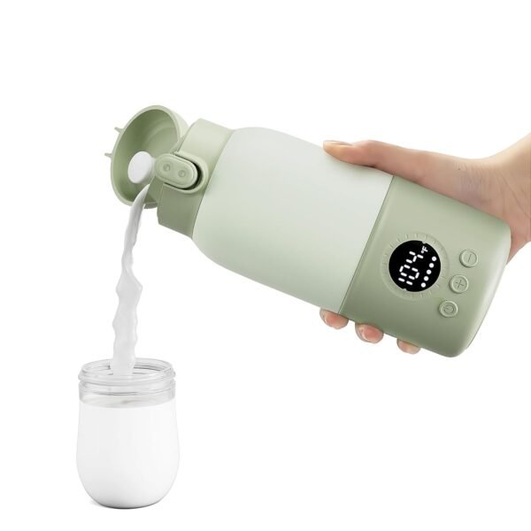 Portable Fast Bottle Warmer with Formula Container and Keep Warm Function